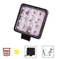 Фара робочого світла WLP-48S1S5 SPOT 16Led*3W (108*108*50)/10-30V/48W/6000K (WLP-48S1S5)