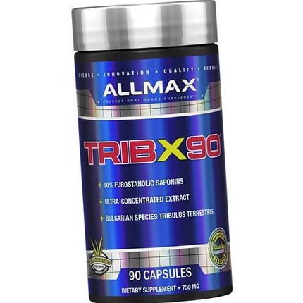 Трибулус Бустер тестостерону All Max TribX90 90 капс, фото 2