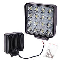 Фара рабочего света LML-K1748E/1048E SPOT(F SPOT) (16led*2w) 105mm*105mm (K1748/1048E)