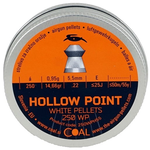 Кульки COAL HOLLOW POINT 250 WP 5.5 мм