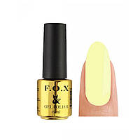 Гель-лак F.O.X gel-polish Lady 588 світлий пастельно-лимонний 6 мл