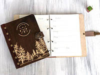 Щоденник у дерев'яній обкладинці