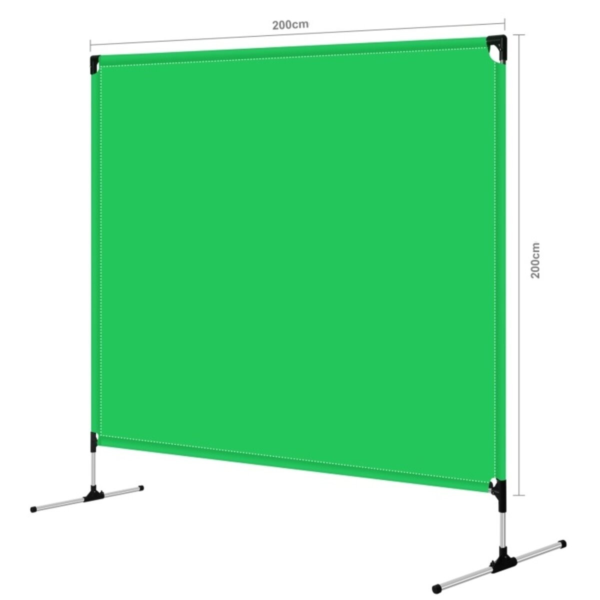 2x2м Фон на раме Puluz PU5203G Chroma Key (зелений) складаний