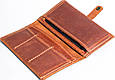 Мужское кожаное портмоне Manufatto коричневый, фото 3