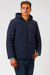 Стьобана куртка чоловіча Finn Flare A18-42005-101 темно-синя M