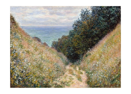 Листівка Claude Monet - Road at La Cavee, Pourville, 1882