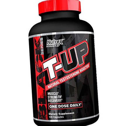 Бустер тестостерону NUTREX T-Up Black 120 кап Топ продаж, фото 2