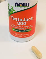 Бустер тестостерону NOW Testo Jack 300 60 капс Топ продаж, фото 2