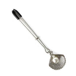 Зажим для клітора Art of Sex - Clit Clamp Silver Pearl | Promax