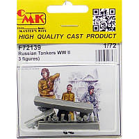 3 фігурки радянських танкістів у масштабі 1/72. CMK F72139