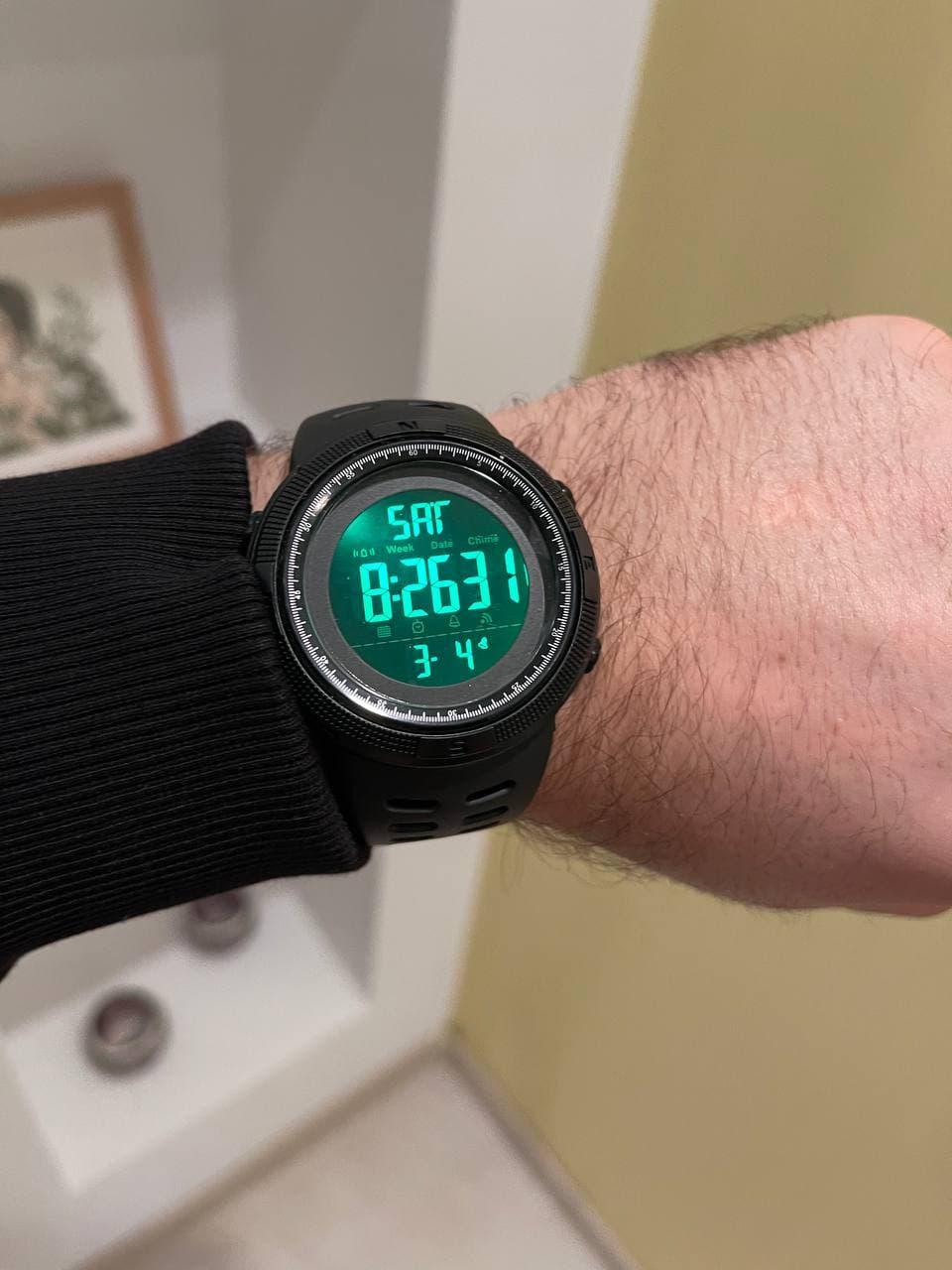 Чоловічий наручний годинник кварцовий круглий гарантія 6 місяців Skmei 1251 Amigo, фото 1