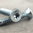 Саморіз-флюгель 6.3х50 зі свердлом з крильцями для кріплення дерева до металу Red Mark, 250 шт, фото 2