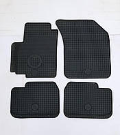 Suzuki Swift SX4 (Чехія) Гумові килимки в салон (4шт.) Килимки автомобільні Сузукі Свіфт з 2005р. Чорний