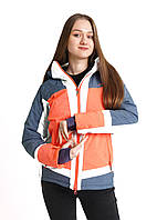 Женская зимняя куртка оригинальная Snow headquarter термокуртка горнолыжная теплая на зиму с мембраной цветная