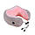 Масажна подушка для шиї U-shaped massage pillow, подушка масажер для подорожей, фото 4