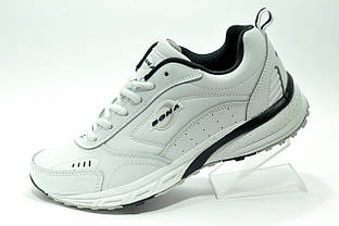 Білі кросівки Бона шкіряні Bona чоловічі 891A