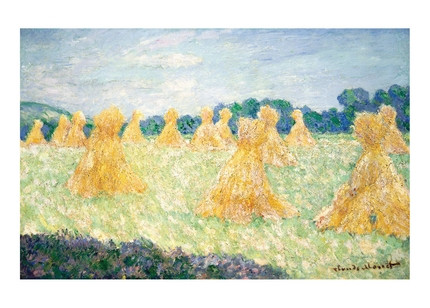 Листівка Claude Monet - The Young Ladies of Giverny, Sun Effect, 1894