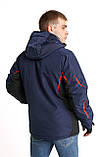 Чоловіча зимова куртка оригінальна Columbia термокуртка гірськолижна синя тепла, фото 2