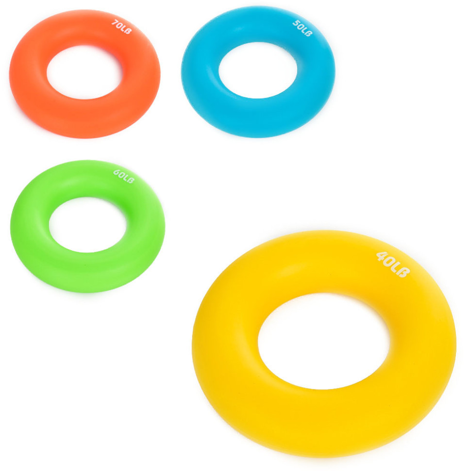 Еспандер-кольцо, кістевой, MS 3414, 40-70 lb, розділений кольором.