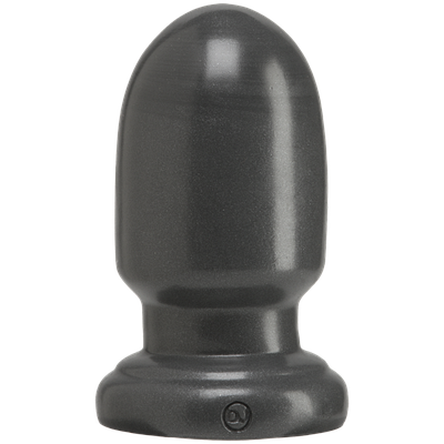 Анальна пробка для фістінга Doc Johnson American Bombshell - Shell Shock S Gun Metal, діаметр 7,4 см