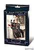 Плаття-сітка з декольте Anne De Ales FETISH DINNER Black S/M, спущене плече, фото 3