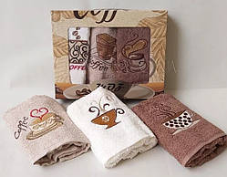 Набір кухонних рушників Moz Coffee 30*50 3 шт.