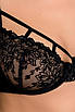 Комплект білизни HAYA SET black XXL/XXXL - Passion Exclusive: стрінги, ліф, пояс для панчіх, фото 3