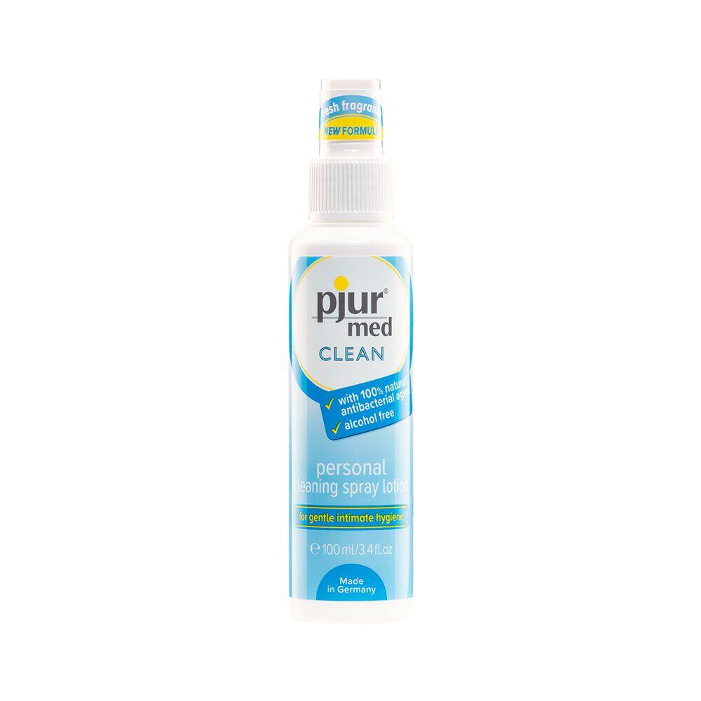 Очищуючий спрей pjur med CLEAN 100 мл для ніжної шкіри та іграшок, антибактеріальний