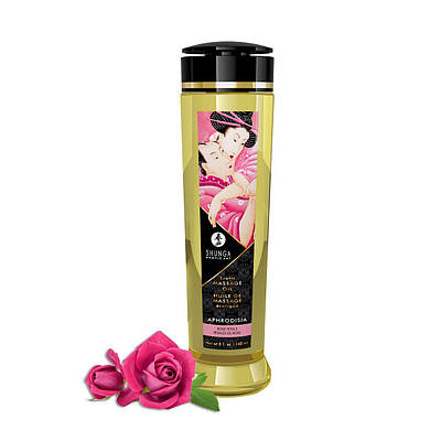 Массажное масло Shunga Aphrodisia - Roses (240 мл) натуральное увлажняющее