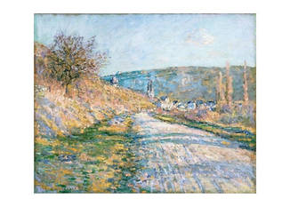 Листівка Claude Monet - The Road to Vetheuil, 1879