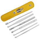 Інструмент для чищення вух Lanbena Yellow 6 шт, фото 2