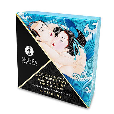 Сіль для ванни Shunga Moonlight Bath - Ocean Breeze (75 гр), сіль Мертвого моря, аромамасла