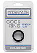 Ерекційне кільце Doc Johnson Titanmen Tools - Cock Ring - Black, фото 2