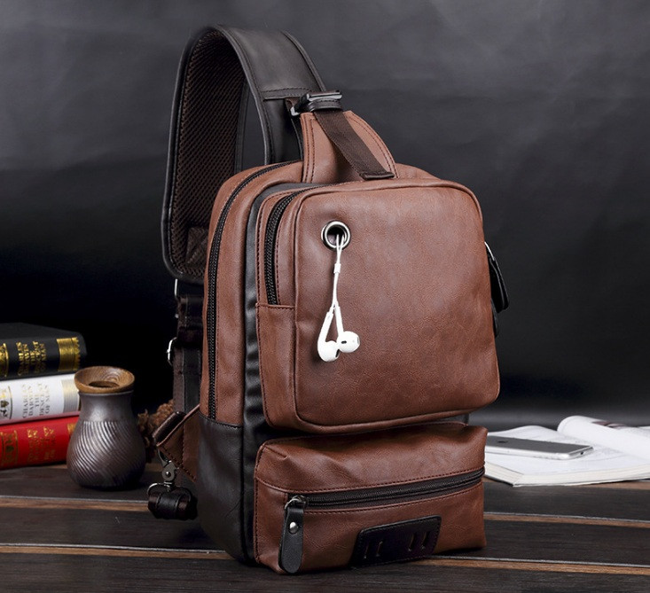 Модна чоловіча сумка на плече, фото 1