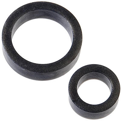 Набір эрекционных кілець Doc Johnson Platinum Premium Silicone - The C-Rings - Charcoal