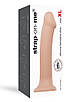 Насадка для страпону Strap-On-Me Dual Density Dildo Flesh XL, діаметр 4,5 см, двошарова, гнучка, фото 4