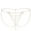 Ланцюжок-трусики Bijoux Indiscrets Magnifique Bikini Chain — Gold, прикраса для тіла, фото 2