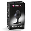 Силіконова анальна пробка Mystim Rocking Force L для електростимулятора, діаметр 4,7 см, фото 6