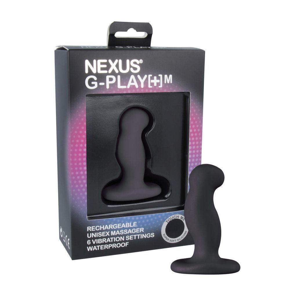 Вібромасажер простати Nexus G-Play Plus M Black, макс діаметр 3 см, що перезаряджається, фото 1