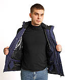 Чоловіча зимова куртка оригінальна Columbia термокуртка гірськолижна синя тепла, фото 6