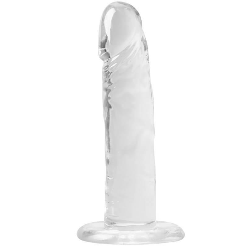 Прозорий фалоїмітатор і насадка для страпона Alive Jelly Dildo Speedy, ТПЕ, довжина 17,8 см