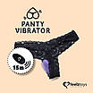 Вібратор в трусики FeelzToys Panty Vibrator Purple з пультом ДУ, 6 режимів роботи, сумочка-чохол, фото 3