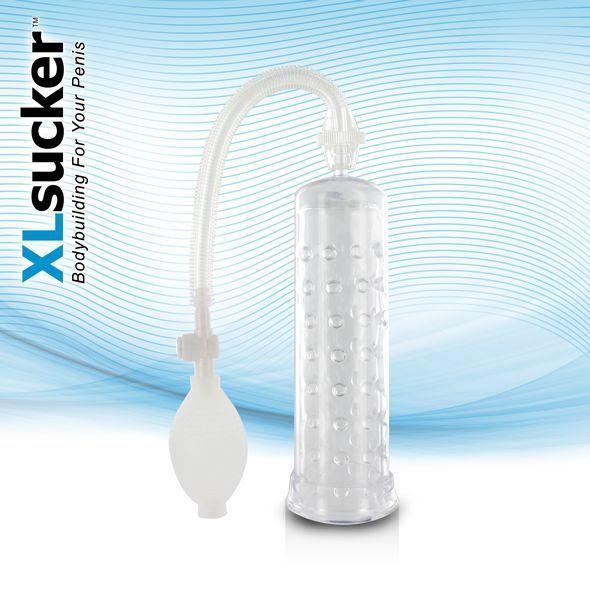 Вакуумна помпа XLsucker Penis Pump Transparant для члена завдовжки до 18 см, діаметр до 4см