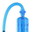 Вакуумна помпа XLsucker Penis Pump Blue для члена завдовжки до 18 см, діаметр до 4см, фото 2
