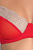 Комплект білизни LORAINE SET red L/XL - Passion Exclusive: ліф, стрінги, пояс для панчіх, фото 2