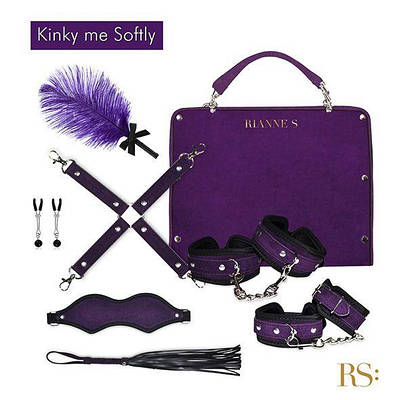 Подарунковий набір для BDSM RIANNE S - Kinky Me Softly Purple: 8 предметів для задоволення