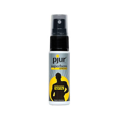 Пролонгує спрей pjur Superhero Strong Spray 20 ml, з екстрактом імбиру, вбирається в шкіру