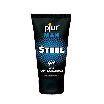 Гель для пеніса стимулюючий pjur MAN Steel Gel 50 ml з екстрактом паприки і ментолом