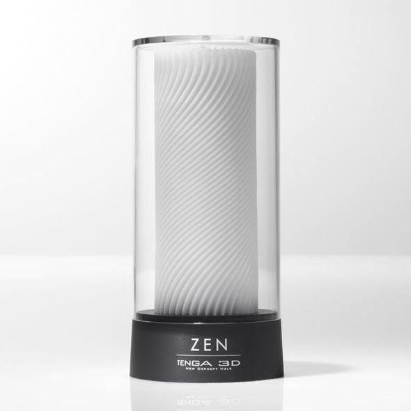 Мастурбатор Tenga 3D Zen, дуже ніжний, з антибактеріального еластомеру з сріблом