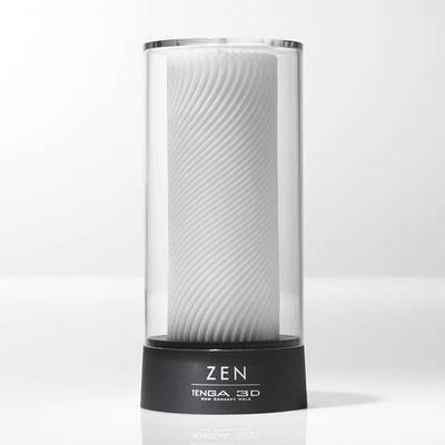 Мастурбатор Tenga 3D Zen, дуже ніжний, з антибактеріального еластомеру з сріблом